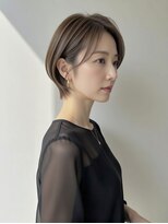 ゲイン(Gain)&nbsp;ショートカットx白髪ぼかしx髪質改善x縮毛矯正xダブルカラー