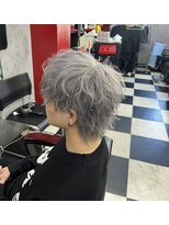 アイスキャンディー(Ice Candy)&nbsp;ホワイトカラー＆ウルフカット