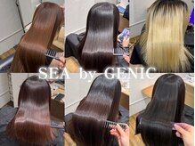 シーバイジェニック(SEA by GENIC)の雰囲気(ブリーチ毛でもできる縮毛矯正!お悩みの方お任せください!)
