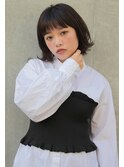 黒髪オン眉ボブ☆