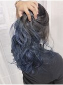 【LUNON cheliy】 グラデーションでBLUE