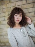 抜け感ベージュカラー