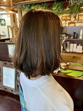 パチャールヘアー(PACAR HAIR) ナチュラルバレイヤージュボブ