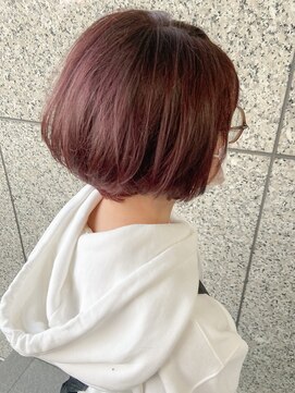 シェノン 武庫之荘(CHAINON) ピンクヴェールラベンダーカラー×フェザーバング