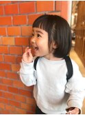 kidsカットオン眉ボブ☆koyama