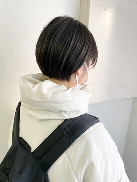 キャンバス バイ ネオリーブ 横浜西口(Canvas by neo.) 大人可愛い小顔丸みショートボブ　ミニボブ