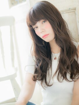 ブルー(BLUE) アッシュブラック大人かわいいくせ毛風フレンチカジュアルc水戸