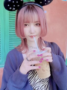 リアイス(Re:ICE) ペールピンクベージュミディアムクラゲウルフ