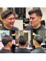 バンズヘアーファミリー(Ban.s Hair Family) スクリューショート(アップバング風冬バージョン)