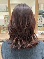 アッシュ 十日市場店(Ash)&nbsp;大人のツヤ髪　赤味ピンクカラー