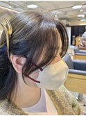 韓国風後れ毛　シースルーバング　【川崎】