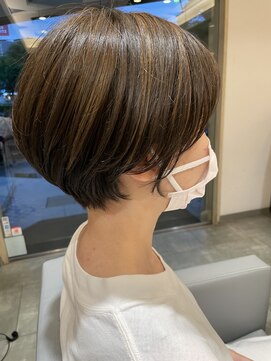 ヘアーエスクールフェイス(hair S. COEUR face) どこからみても可愛い丸みショート/くびれショート