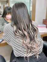 ディア(.eer)&nbsp;((ボブ→ロング)) インナーミルクティー//シールエクステ80枚