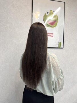 エル オオサカ 心斎橋店(L. OSAKA) グレージュカラーレイヤーカット_ショコラアッシュ_KO45