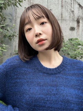 アンドレイ 表参道(andrey) 【ANDREY 宮村】ストレートワンカールボブ