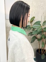 ノエ(noe) 切りっぱなしボブ×オリーブグレージュ