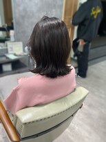 フォンド 津田沼(fond.)&nbsp;髪/グレーベージュ/レイヤーロング/前髪パーマ/津田沼