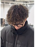 波巻きパーマ マッシュ 波巻きスパイラル 波打ち ツイスパ