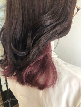 クプア 柏(kupua) エアリーロング/切りっぱなしボブ/ピンクブラウン/美髪[柏駅]