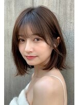 髪質改善ヘアエステサロン メルシー(Merci) 大人可愛い20代30代40代小顔ウルフレイヤーボブ丸みショートボブ