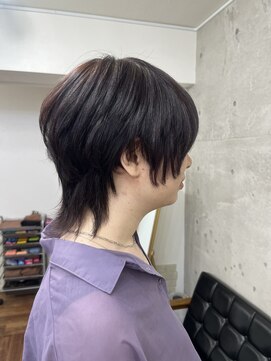 メルシー トータル ブランディング サロン(merci TOTAL BRANDING SALON) 大人ウルフカット/バイオレットカラー【横浜】