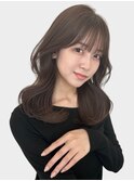 ツヤ髪透明感外ハネミディレイヤー似合わせカット