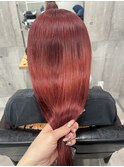 派手髪red