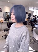 ハイライトカラーミルクティーベージュケアブリーチダブルカラー
