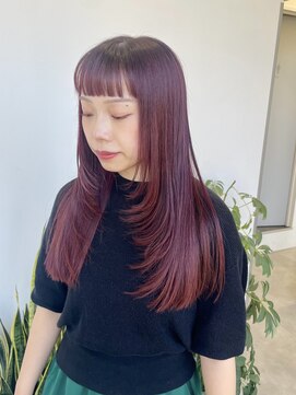 ゴウトゥデイシェアサロン 町田店(GO TODAY SHAiRE SALON) ブリーチ毛で作るレッドカラー♪