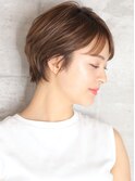 40代50代小顔前髪イメチェンアンブレラカラーショート