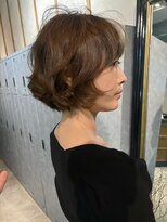 ドゥーア 代官山(Door) #ボブルフ#小顔#レイヤーカット#マロンベージュ