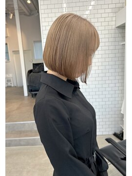 ソーンズ ヨイク(thorns YOIKU) 「ミルクティー×ボブ」