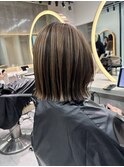 イメチェンヘアスタイル美髪のススメワイドバングブルーブラック