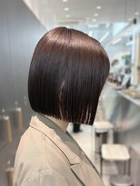 ロンドシエル 横浜(Lond ciel)&nbsp;ブリーチなしチェリーブラウン髪質改善縮毛矯正酸性ストレート