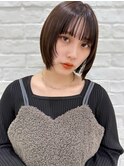 顔周りレイヤー/ボブ/ミニボブ/切りっぱなしボブ/Minori