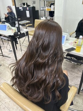 アジールヘア 所沢プロペ通り店(agir hair) ★ブリーチなしダブルカラーくびれミディ所沢