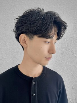 アノ 別府店(Ano.) 大分ニュアンスパーマセンターパートフェザーパーマ毛流れパーマ