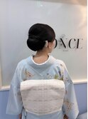 和装シニヨン