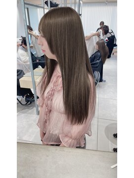 サイ(sai) ブリーチなしのオリーブグレージュ