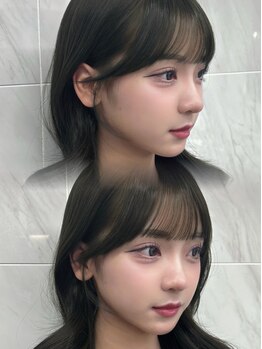 韓国風顔周りカットで作る黄金バランス＊技術×トレンド感のある圧倒的センスを再現！