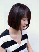 ウォーターリリー(Water Lily)&nbsp;顔まわりの丸みが可愛い大人上品ナチュラルボブ