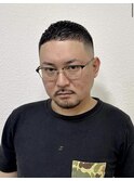 クロップ×アイロンパーマ