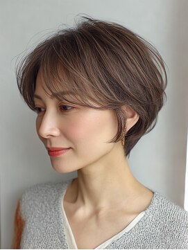 ハーツ(Heart's) 白髪ぼかし似合わせ大人ショート30代40代50代60代◎