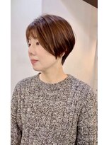 クオート(quoit)&nbsp;大人女性におすすめのひし形ショート×オーガニックカラー