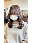 髪質改善×艶髪×くびれレイヤー×ブラウングレージュ
