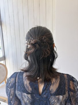 ボルデヘアー 亀有(Borde HAIR) お呼ばれハーフアップ【Anna】ボルデ亀有美容室