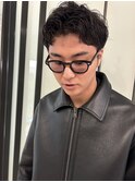 メンズパーマ、大人パーマ、かきあげパーマ、メンズショート