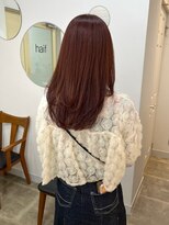 ハイフ(haif)&nbsp;【haif】チェリーブラウン　レイヤーカット