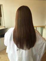 カタチヘアー(HAIR) 森の迷い込んだオレンジなロングのカタチ