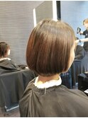 大人可愛い20代30代40代小顔伸ばしかけのボブ